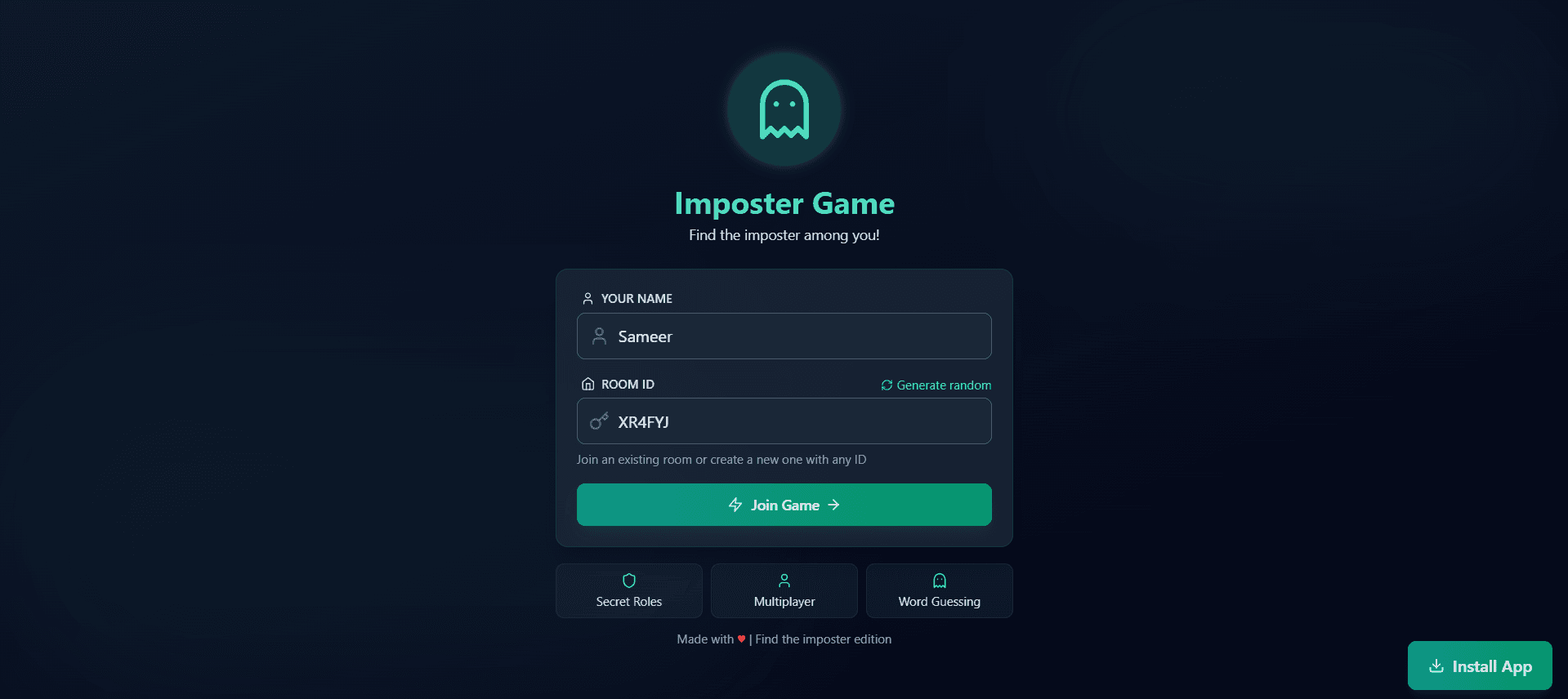 Imposter Game